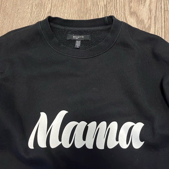 Brunette the Label “Mama” crewneck in XS/S - Picture 2 of 2